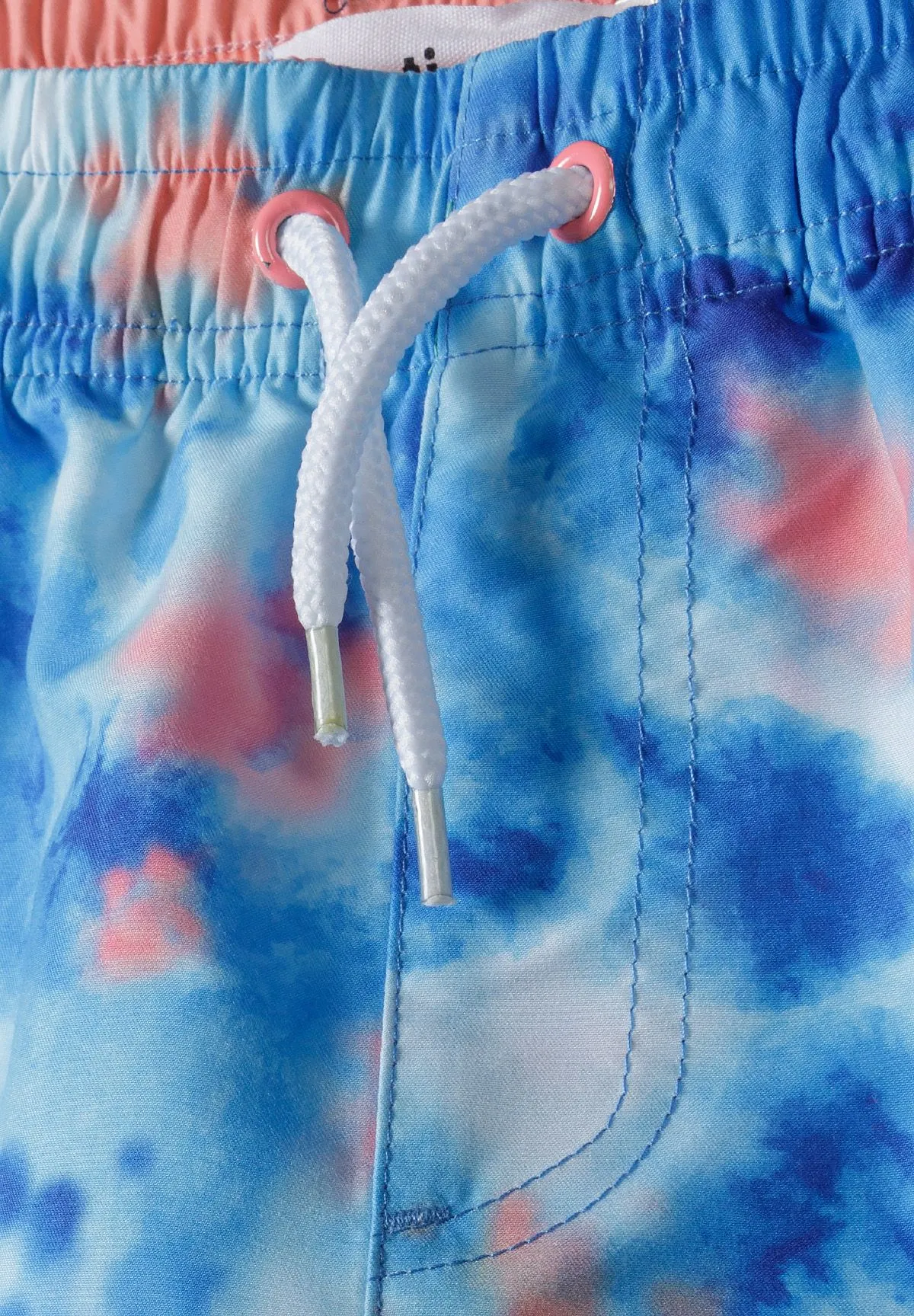 Minoti 42134 badeshorts neonblå batik