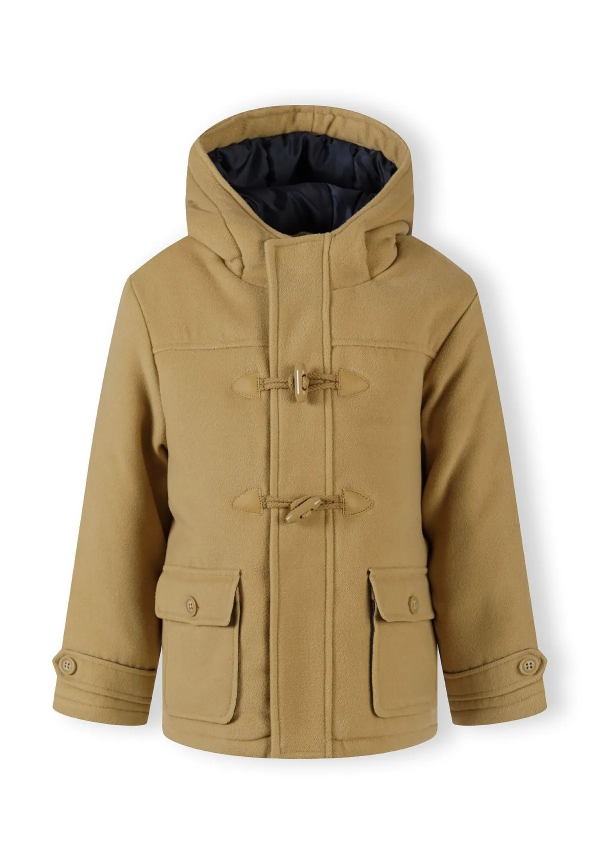 Minoti 41071 dufflecoat sand foret drenge