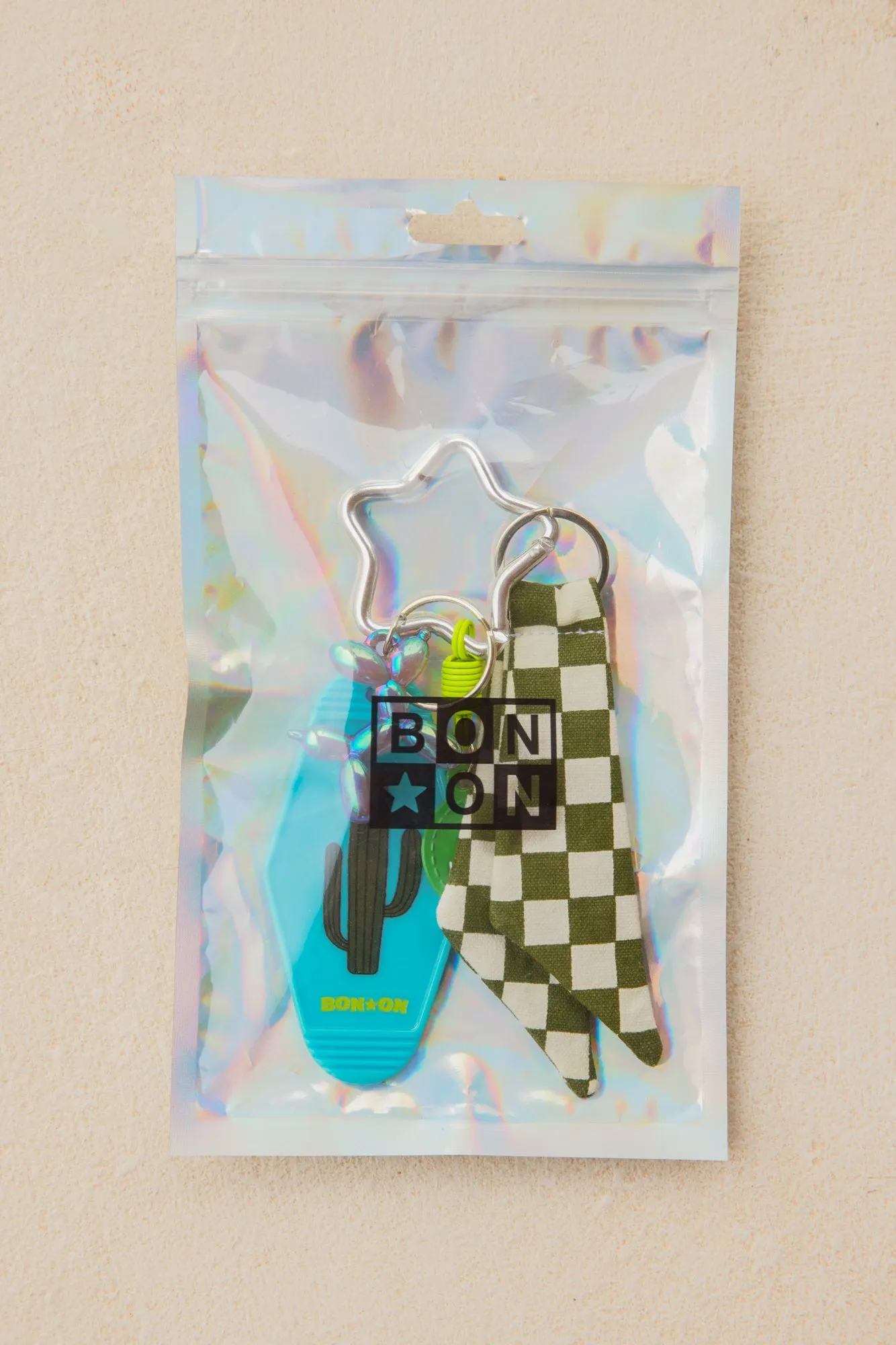 Bonton Grigri Damier nøglering cactus