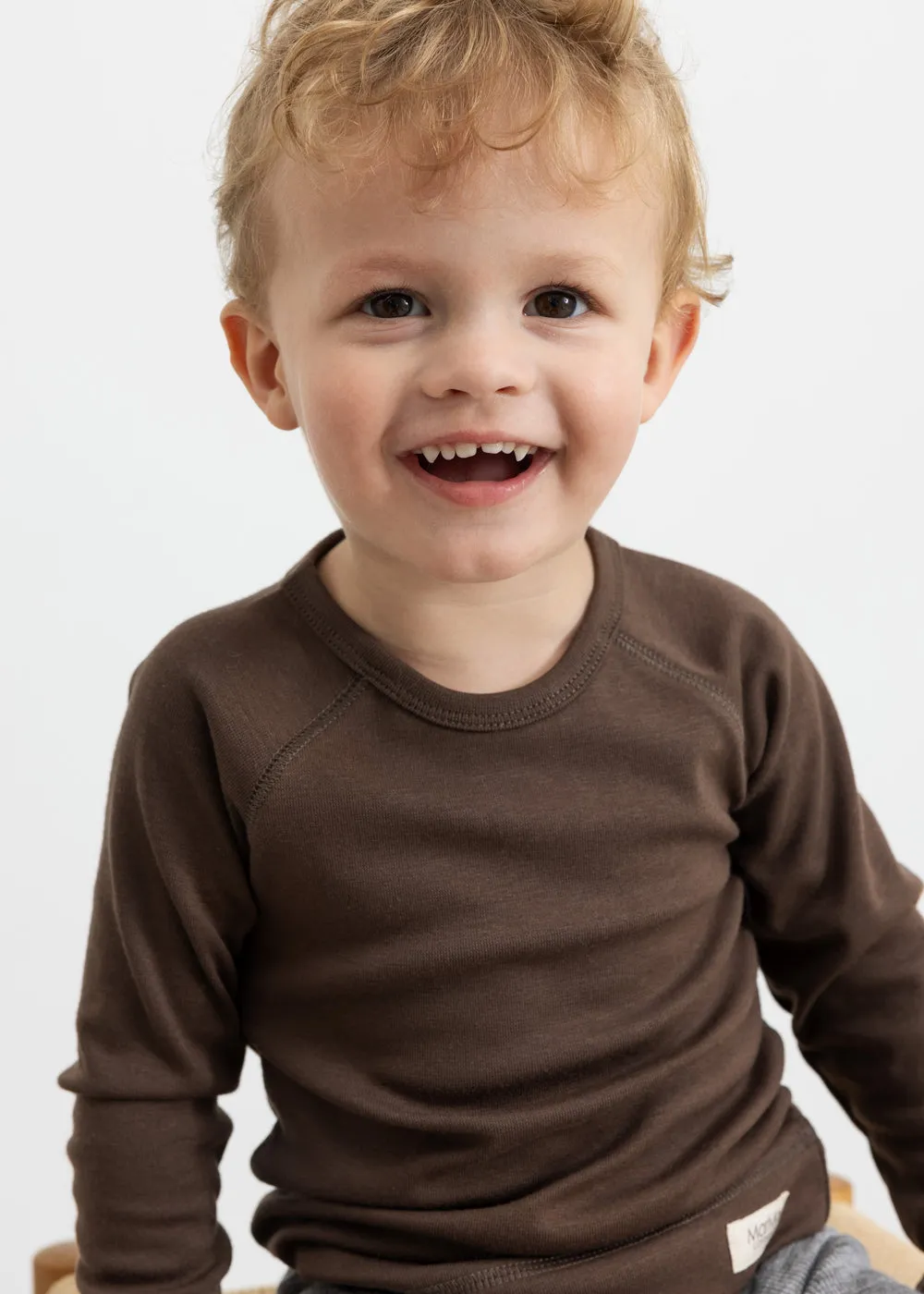 MarMar Copenhagen Base Tee LS t-shirt Deep Choco baselayer