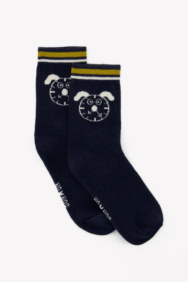 Bonton Cho7 Tic Tac strømper 23/26 bomuld ur