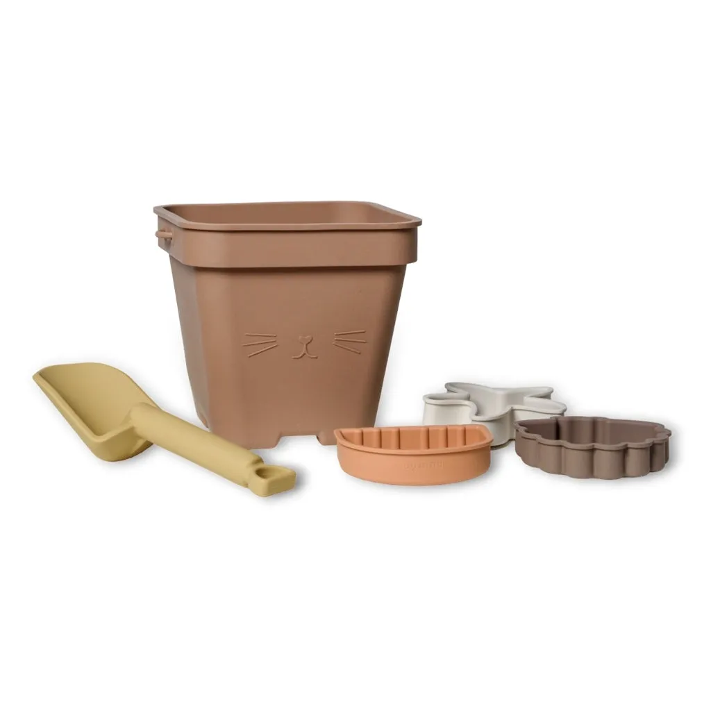 nuuroo Millan strandsæt Brown mix silikone