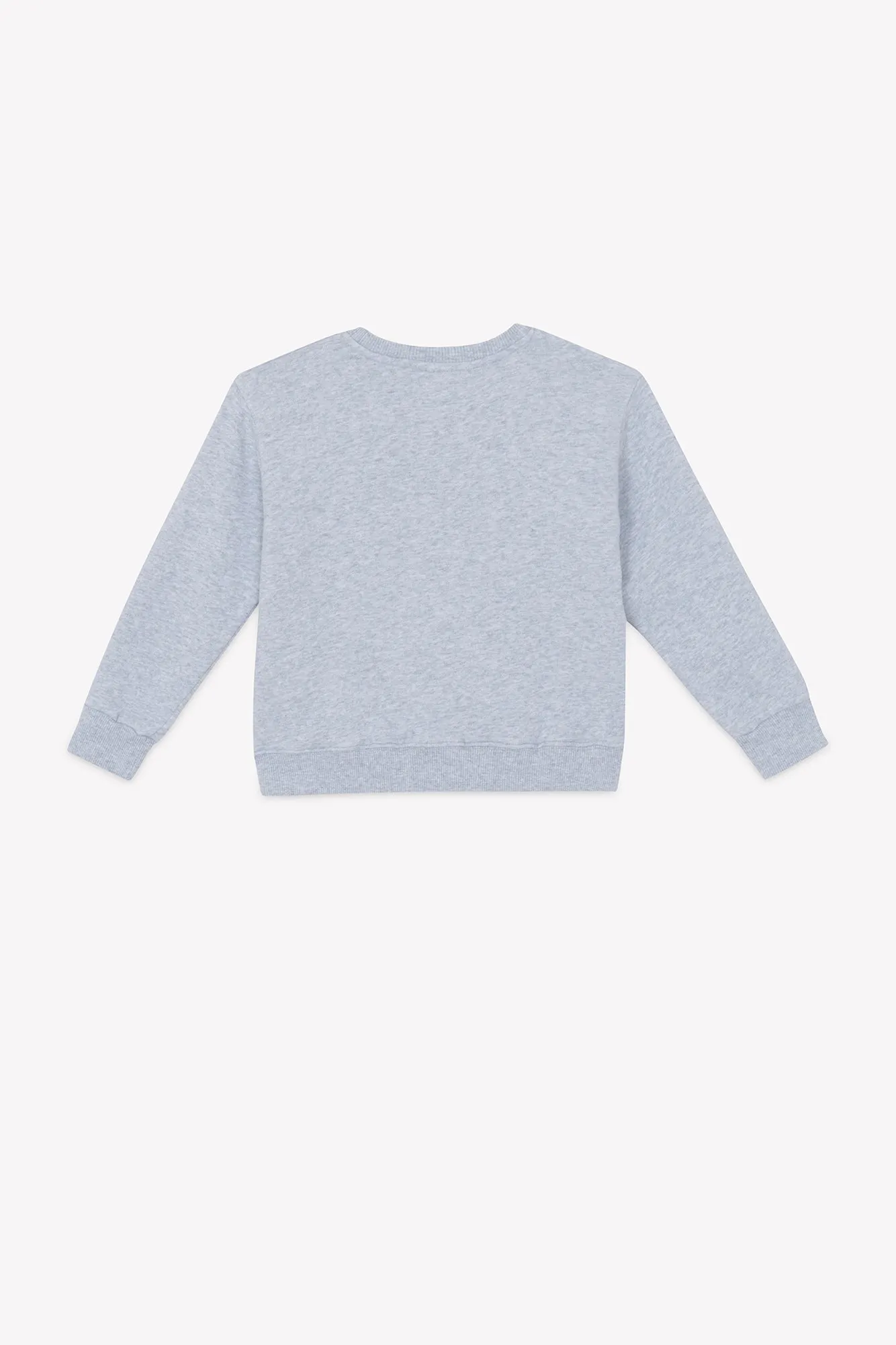 Bonton Smile Skatebird sweatshirt gris chine 2A bomuld