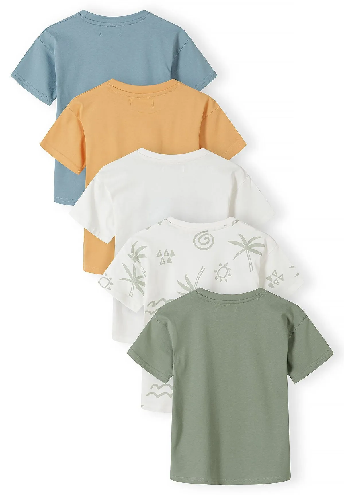 Minoti 44873 drenge t-shirts 5-pak surf bomuld
