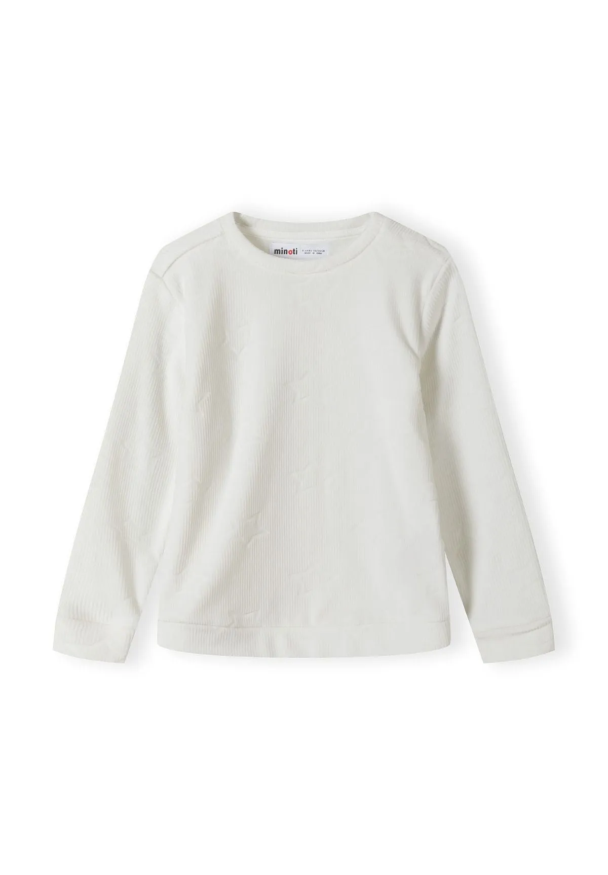 Minoti 41562 pyjamas creme velour print