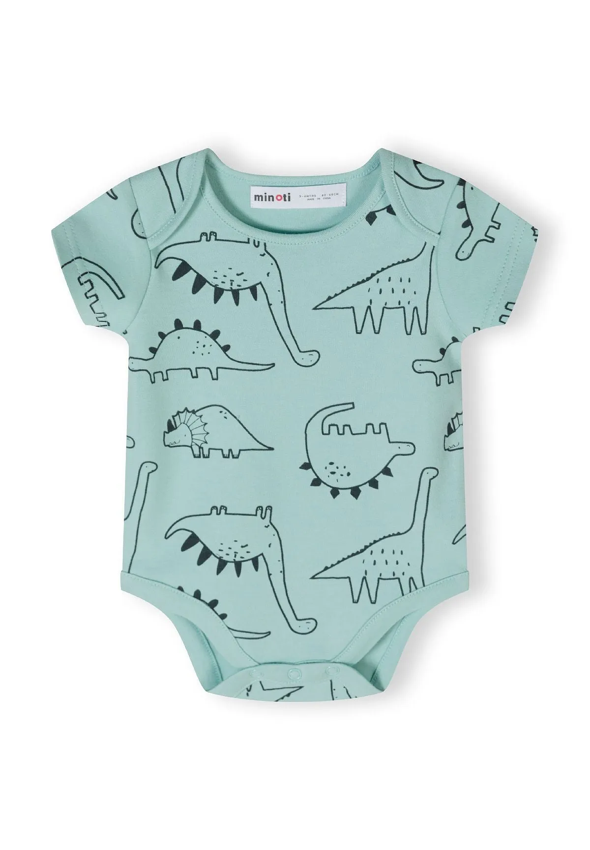 Minoti 42002 babybody 7-pak mint dino