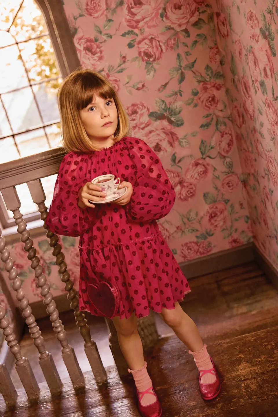 Bonton Phedre kjole rosa tyl prinsesse