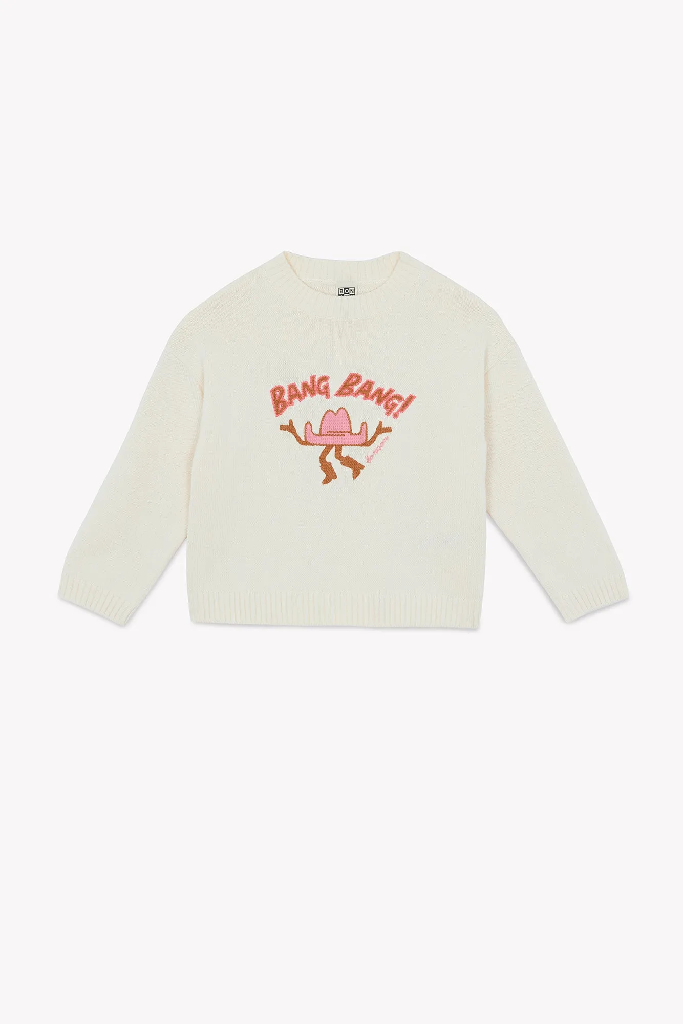 Bonton Lovely Bangbang sweater beige bomuld
