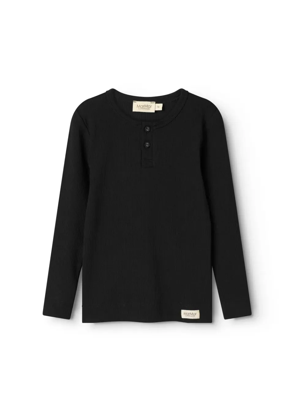 MarMar Tee LS langærmet t-shirt Black modal strækbar