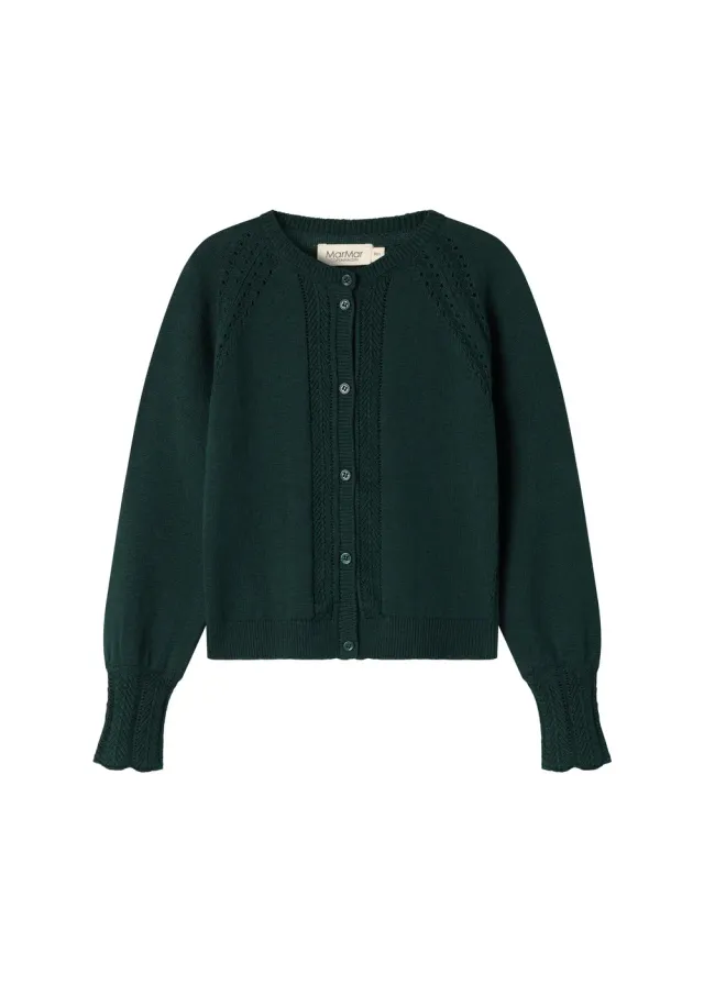 MarMar Tillie strik cardigan Dark Leaf blonde