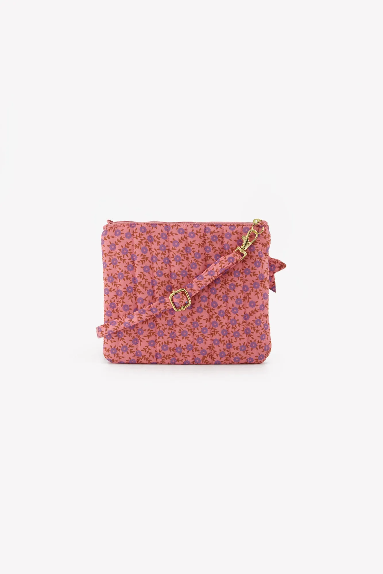 Bonton Telma Foulfleur Violet skuldertaske lilla bomuld