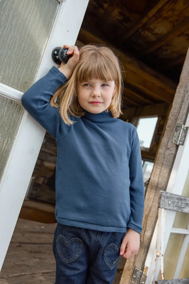 Bonton Titou Sailor Blue rullebluse bomuld