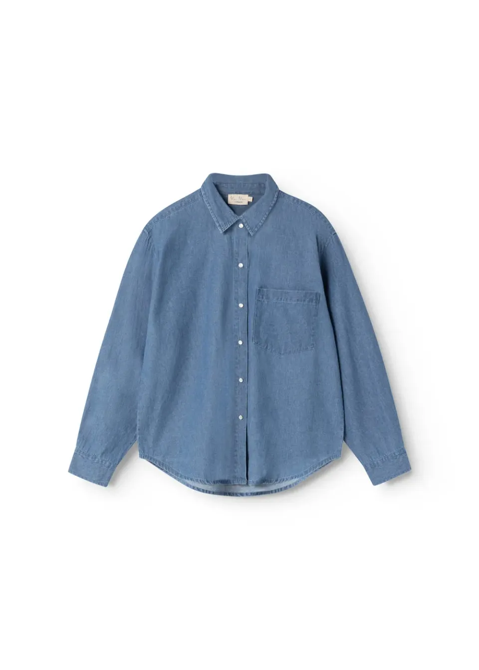 MarMar Telo W skjorte Blue Denim blød bomuld
