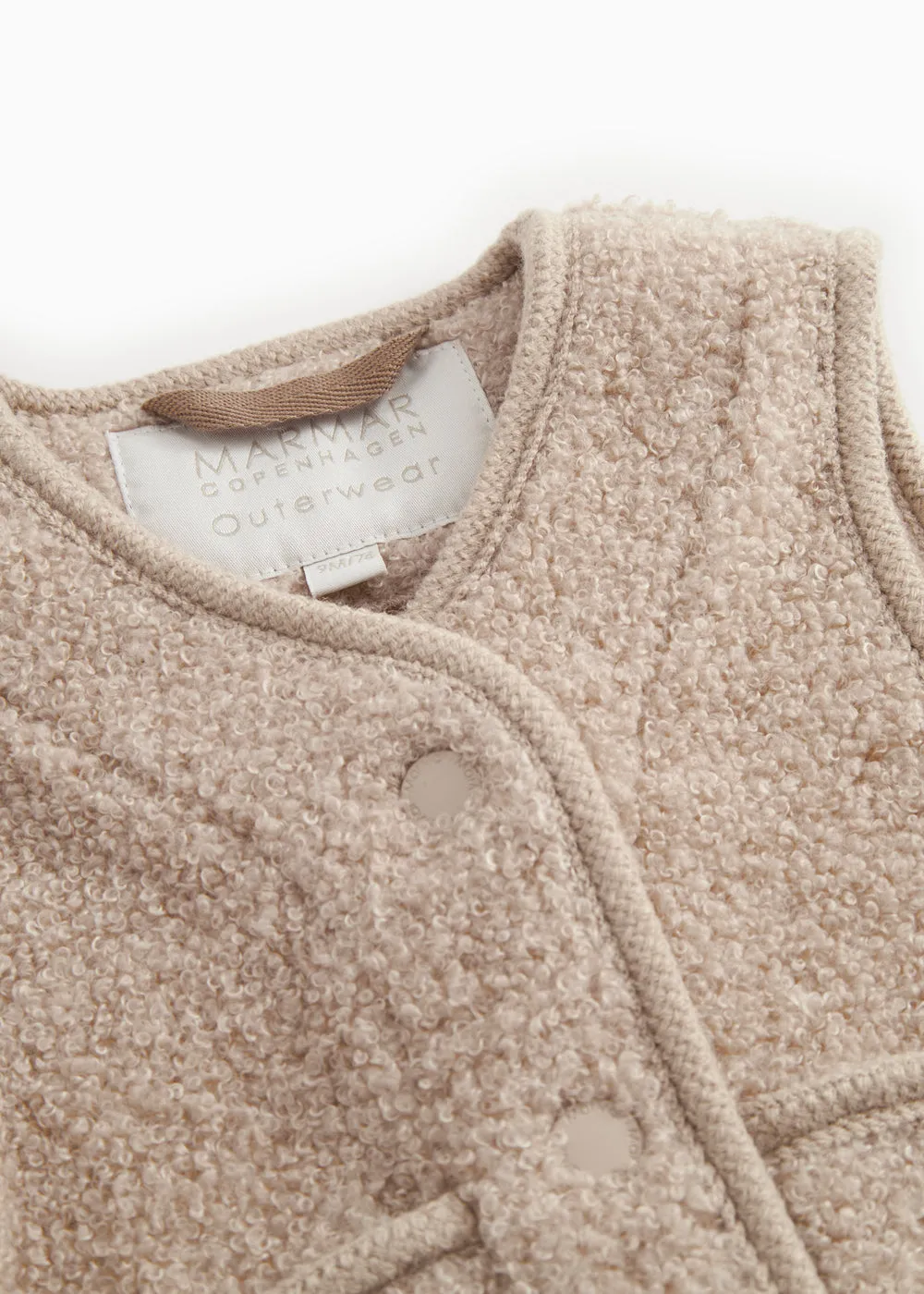MarMar Copenhagen Ollas Waistcoat vest Muddy teddy