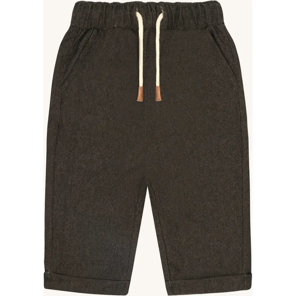 Hust & Claire HCJean Soft denim bukser black bomuld