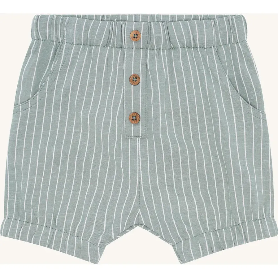 Hust & Claire Halvor shorts iceberg stribet økologisk