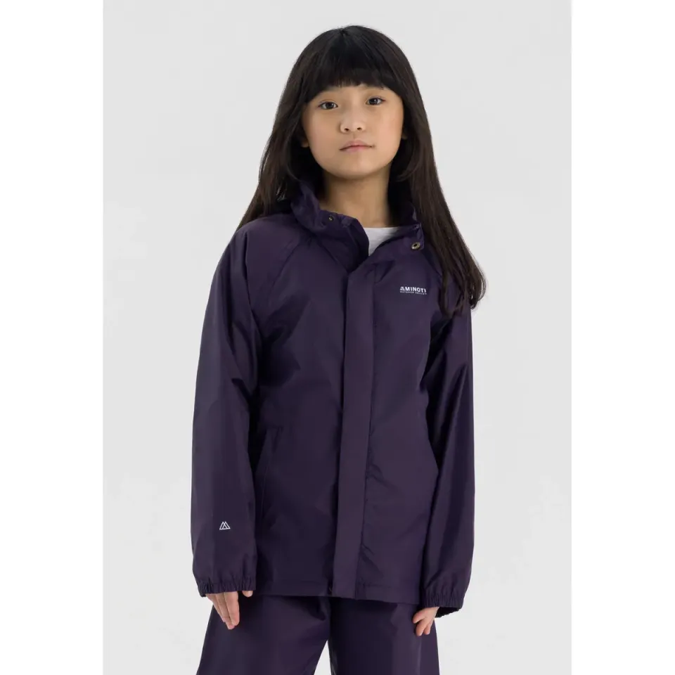 Minoti 43107 regnjakke lilla foldbar piger