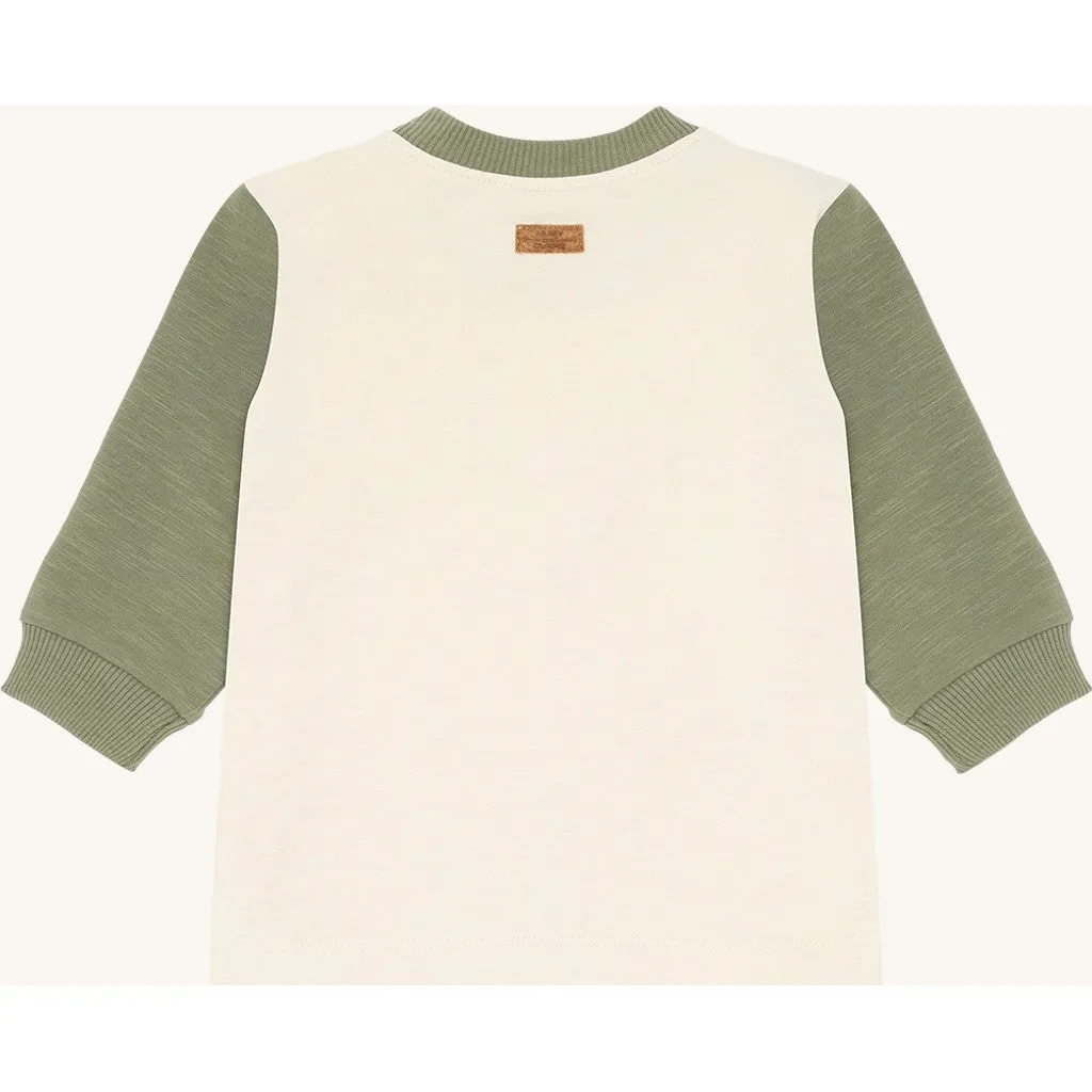 Hust & Claire Sofus Scooter sweatshirt Light Green økologisk