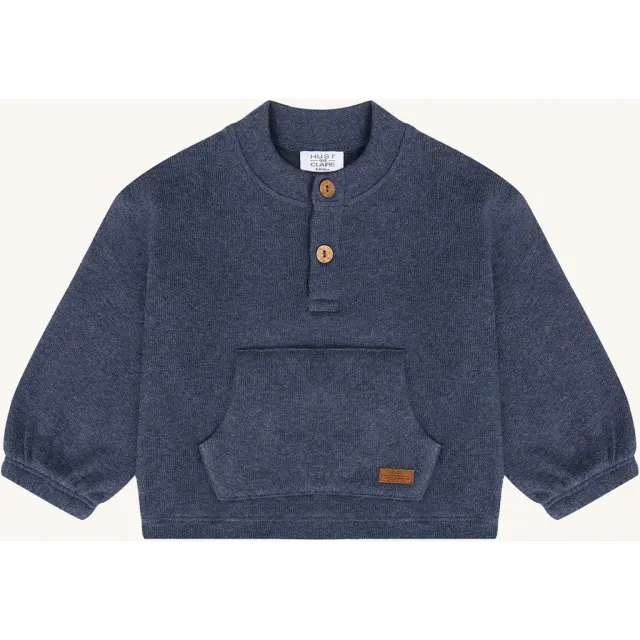 Hust & Claire HCSigurt sweatshirt vintage indigo bomuld