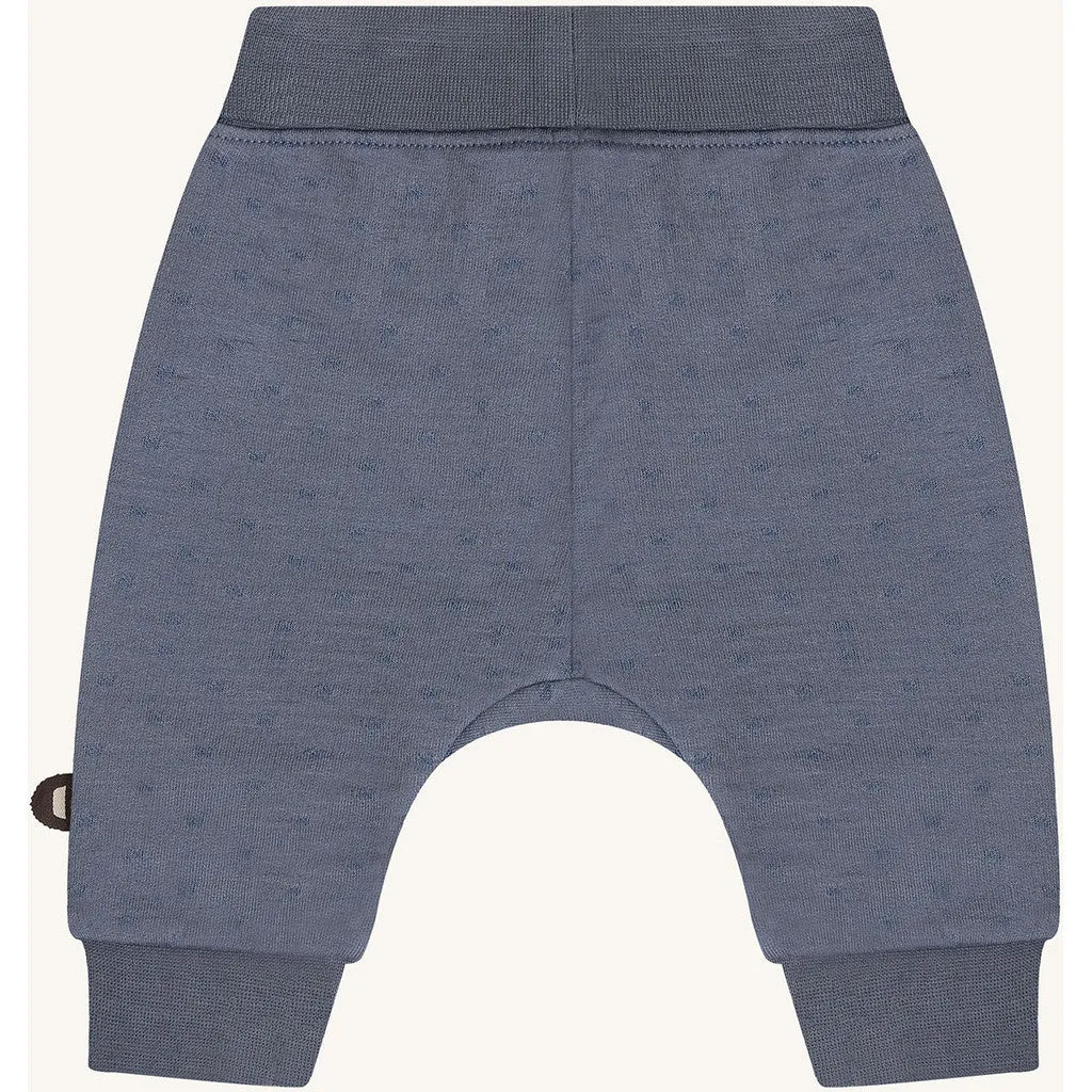 Hust & Claire HCGabe Dots joggingbukser Blue Storm økologisk