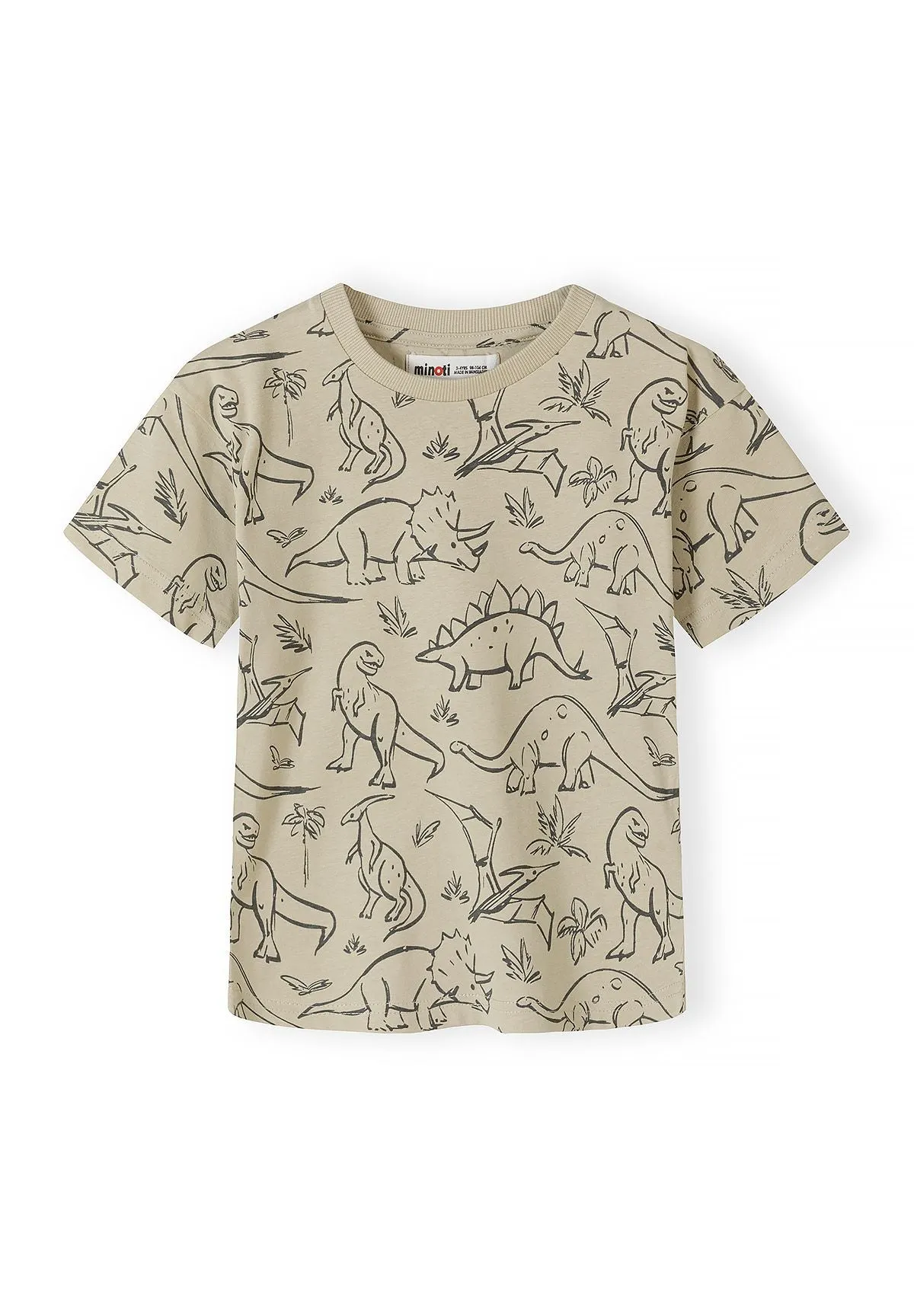 Minoti 44867 T-shirts drenge 5-pak dino bomuld