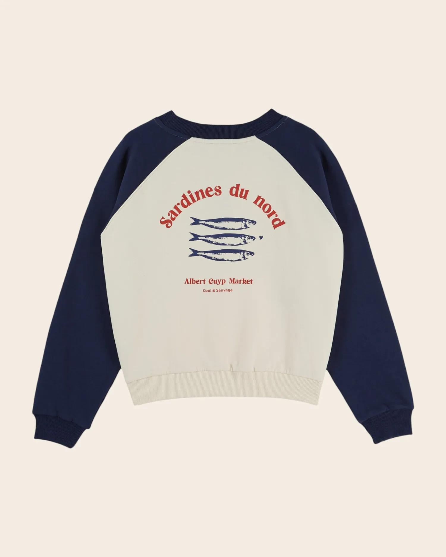 Emile et Ida Elina sweatshirt sardiner marine