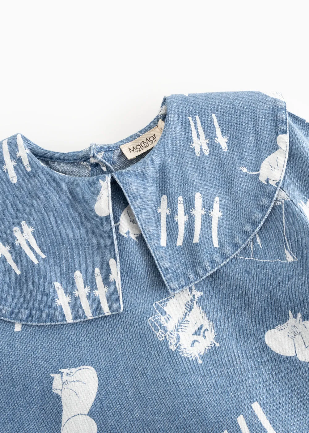 MarMar Dalva kjole Moomins denim langærmet