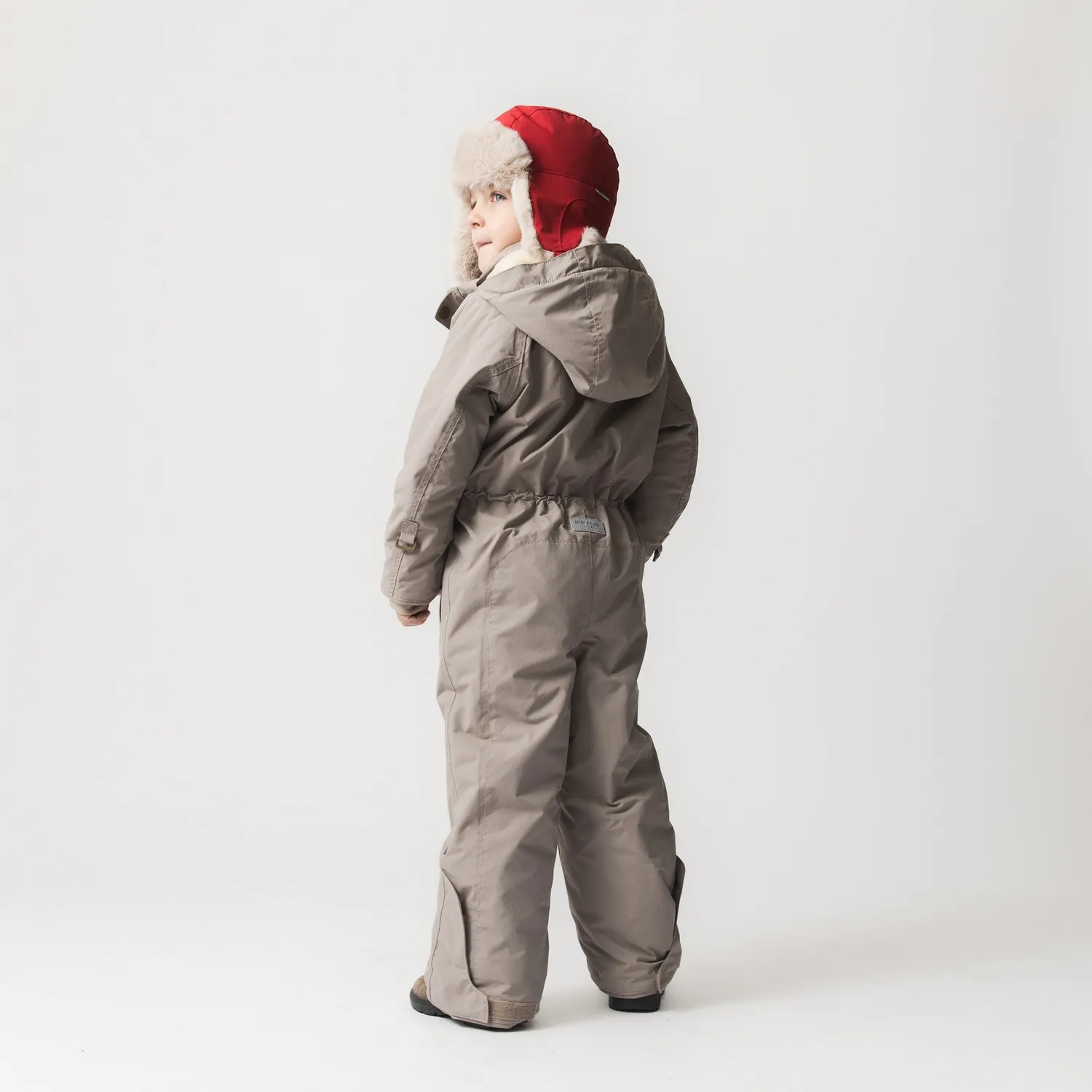 MINI A TURE WANNI flyverdragt fleece Grey brown
