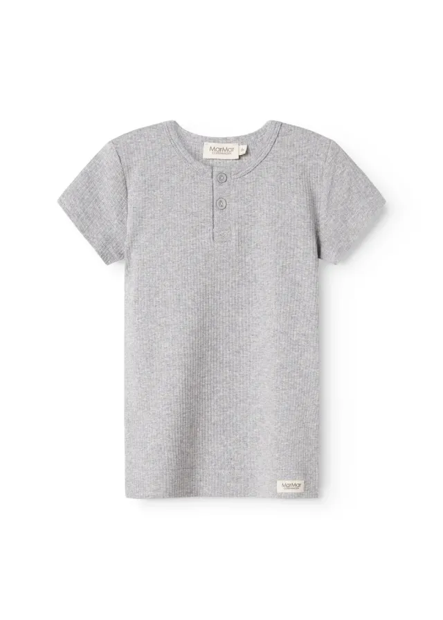 MarMar Tee SS t-shirt Light Grey Melange modal