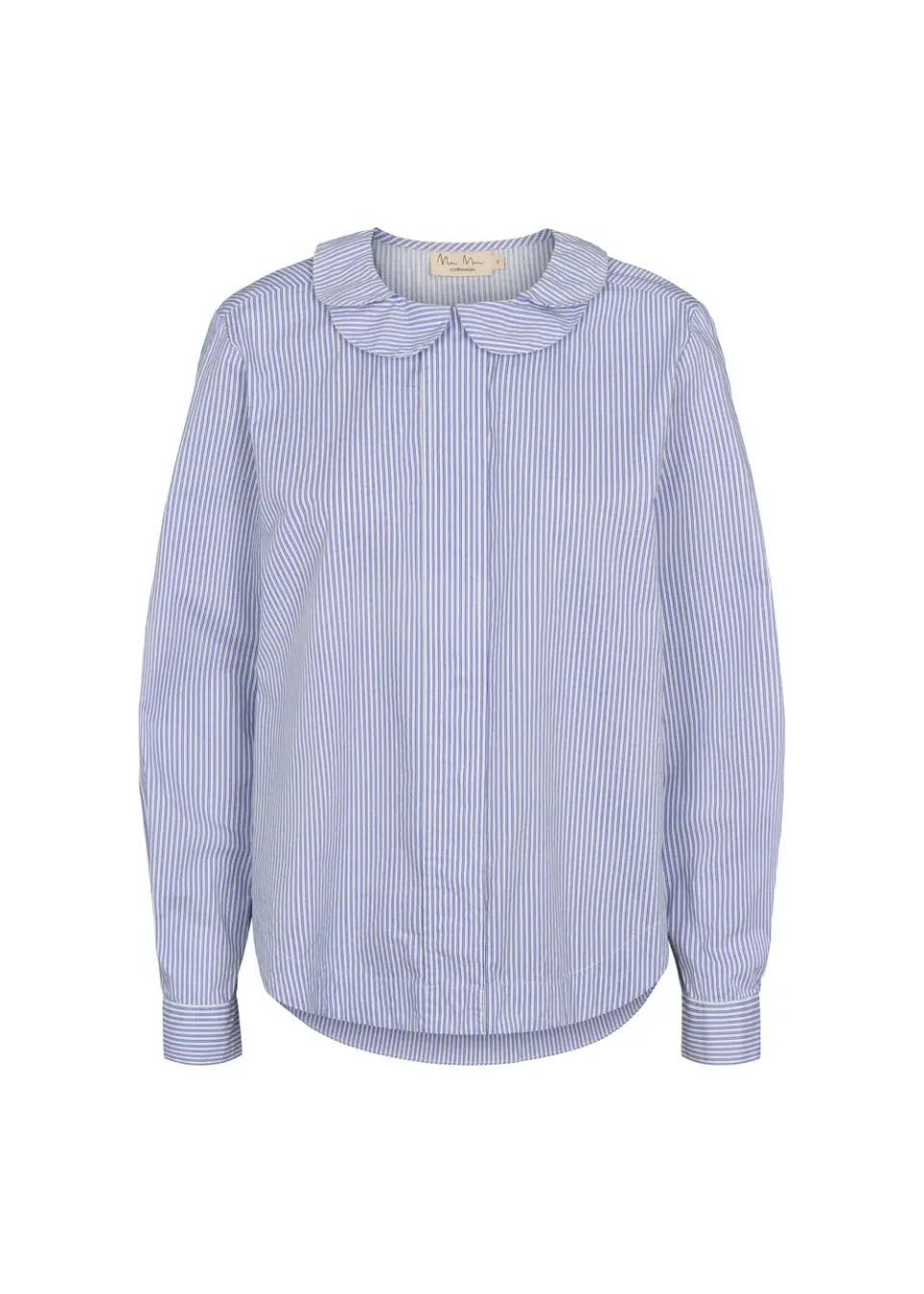 MarMar Copenhagen Toka W skjorte Bolich Blue Strips poplin