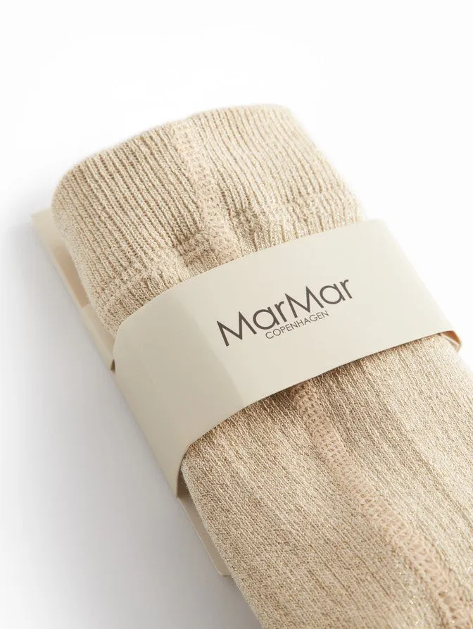 MarMar Tights Glitter strømpebukser Gold Glitter fest
