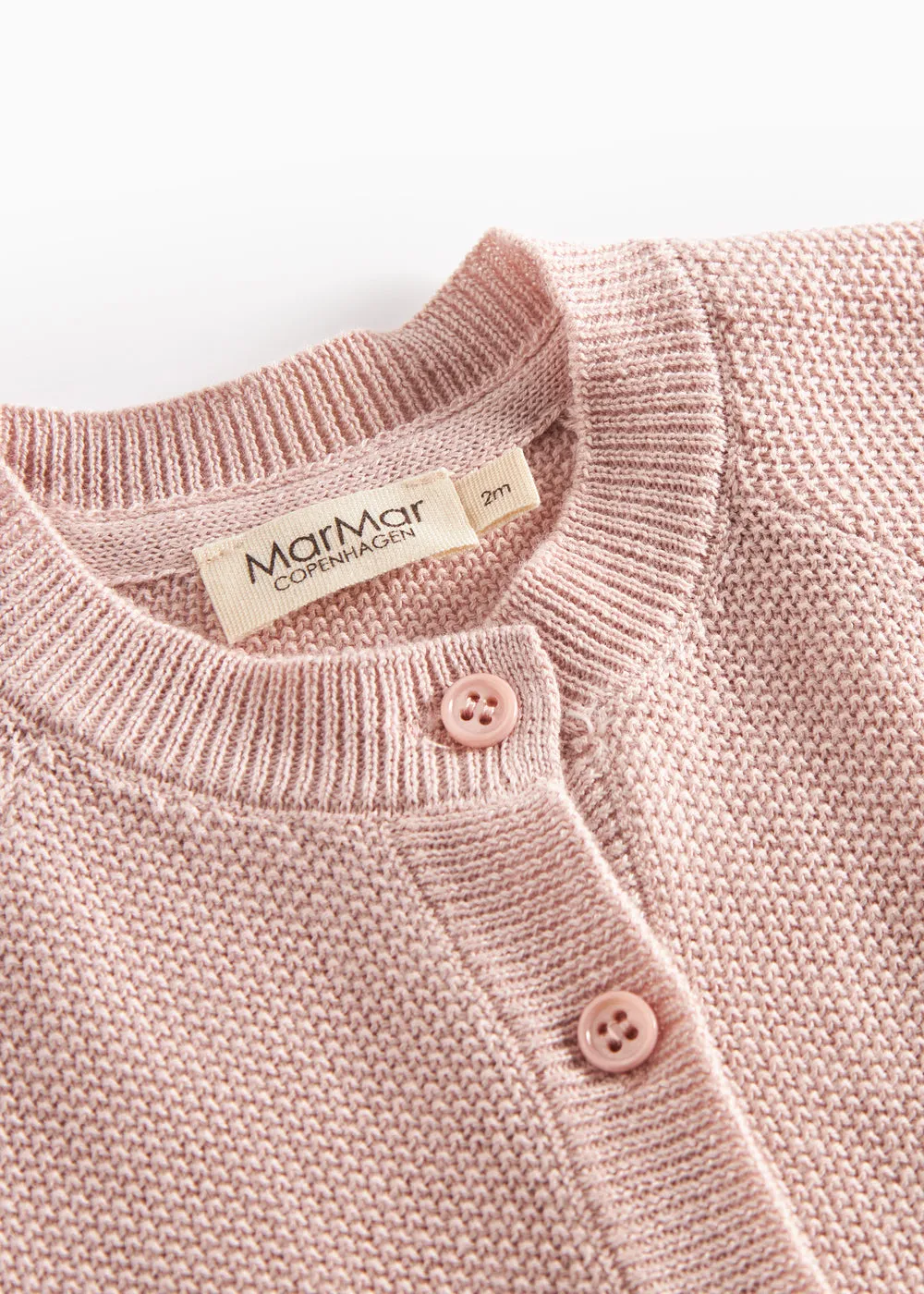 MarMar Taki strik cardigan Faded Rose perlestrik