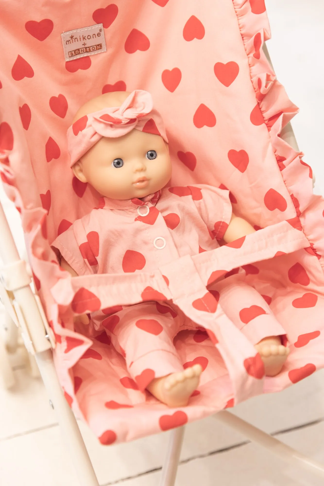 Bonton Lili dukketøj hjerte Minikane sæt
