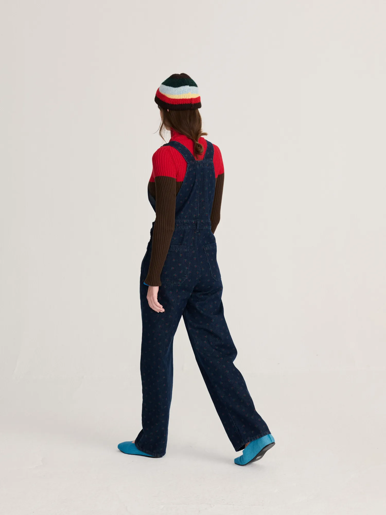 Bobo Choses Swamp Whirl all over smækbukser navy str. XS-XL