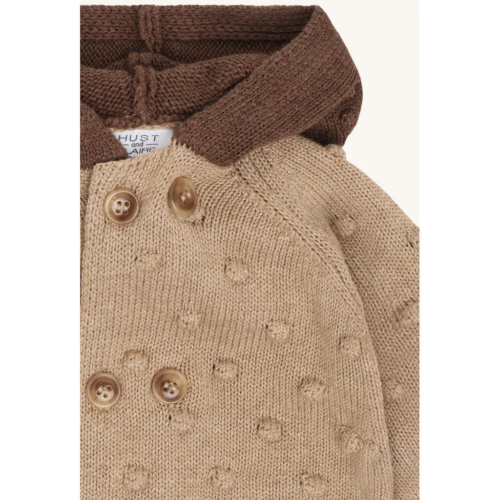 Hust & Claire Cookie jakke Biscuit økologisk quilt