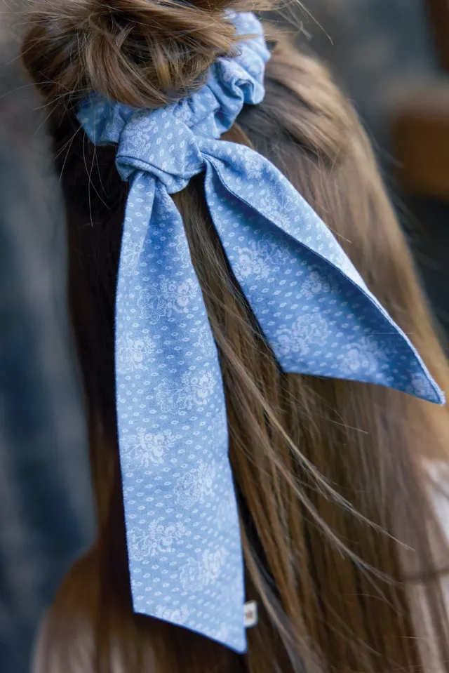Bonton Mini Bandana chouchou scrunchie bomuld