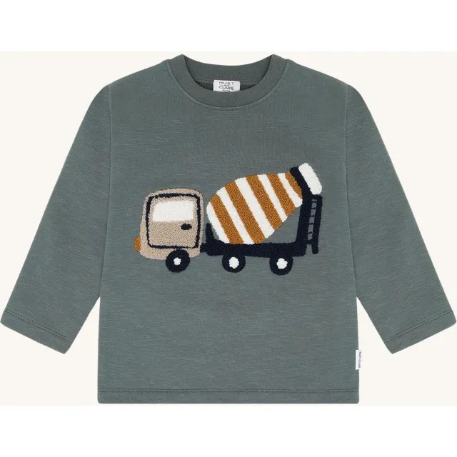 Hust & Claire HCSejer Mixer Truck bluse Balsam Green bomuld