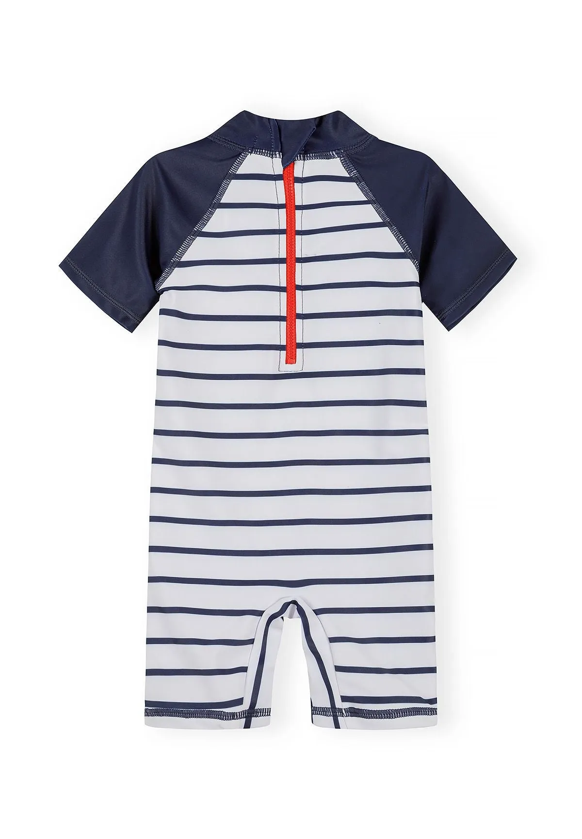 Minoti 44501 badeshirt marine stribet drenge