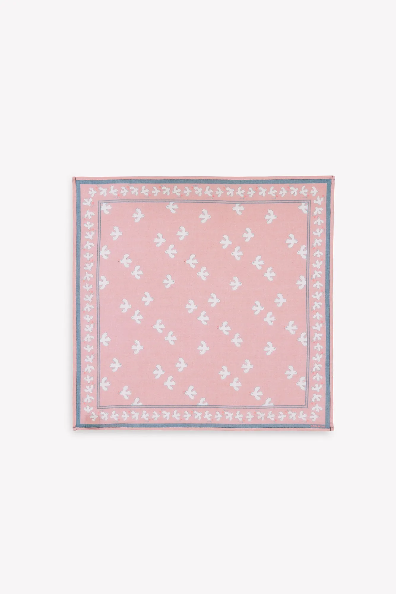 Bonton Little Birdy tørklæde rosa bomuld