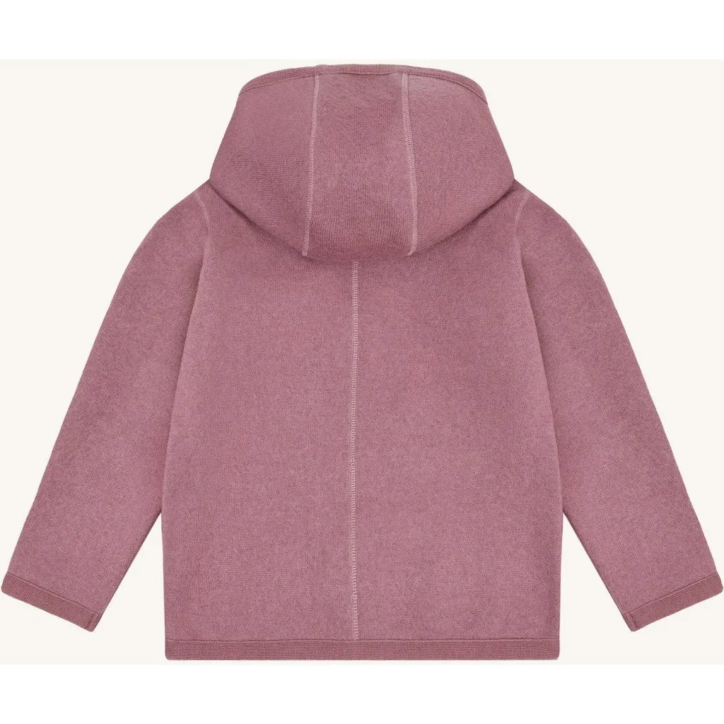 Hust & Claire HCEbba kogt uldjakke Pale Mauve merino