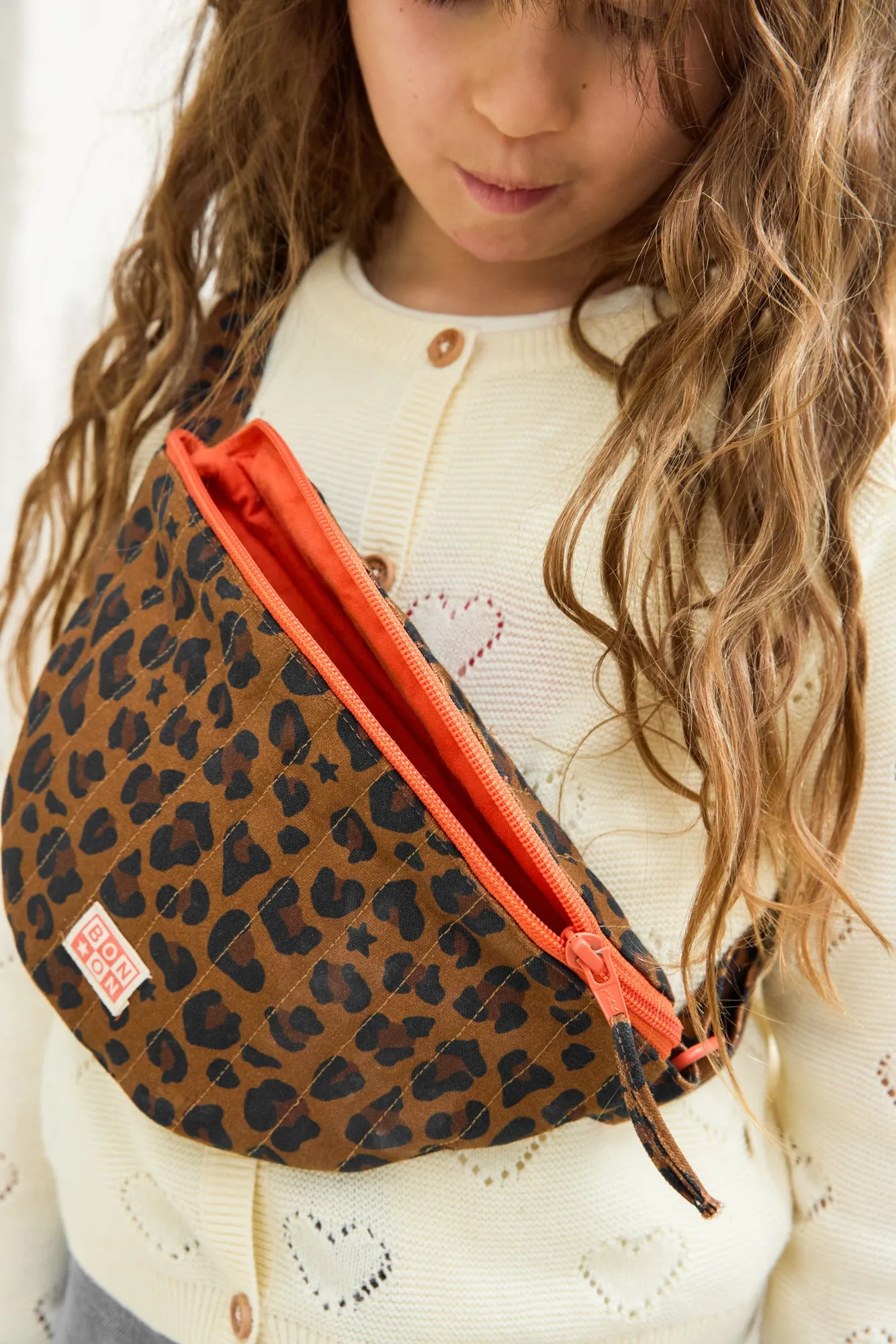 Bonton Leopard bæltetaske bomuld TU
