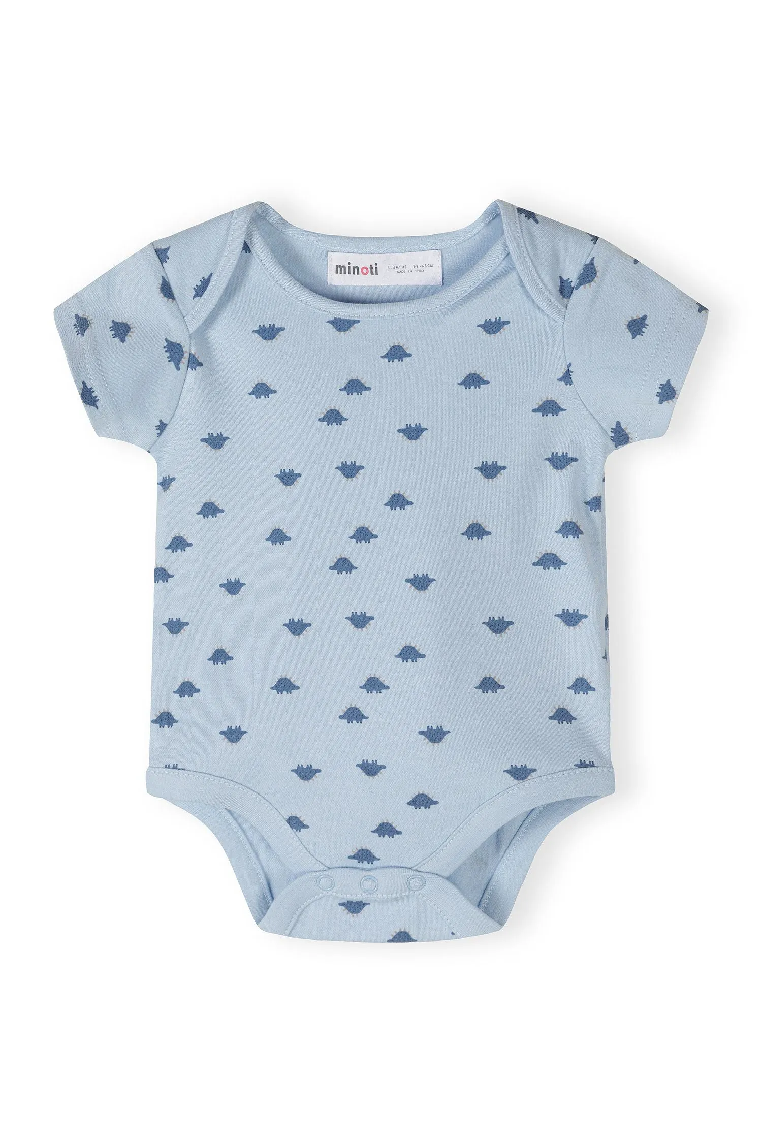 Minoti 44538 body 5-pak lyseblå bomuld til baby