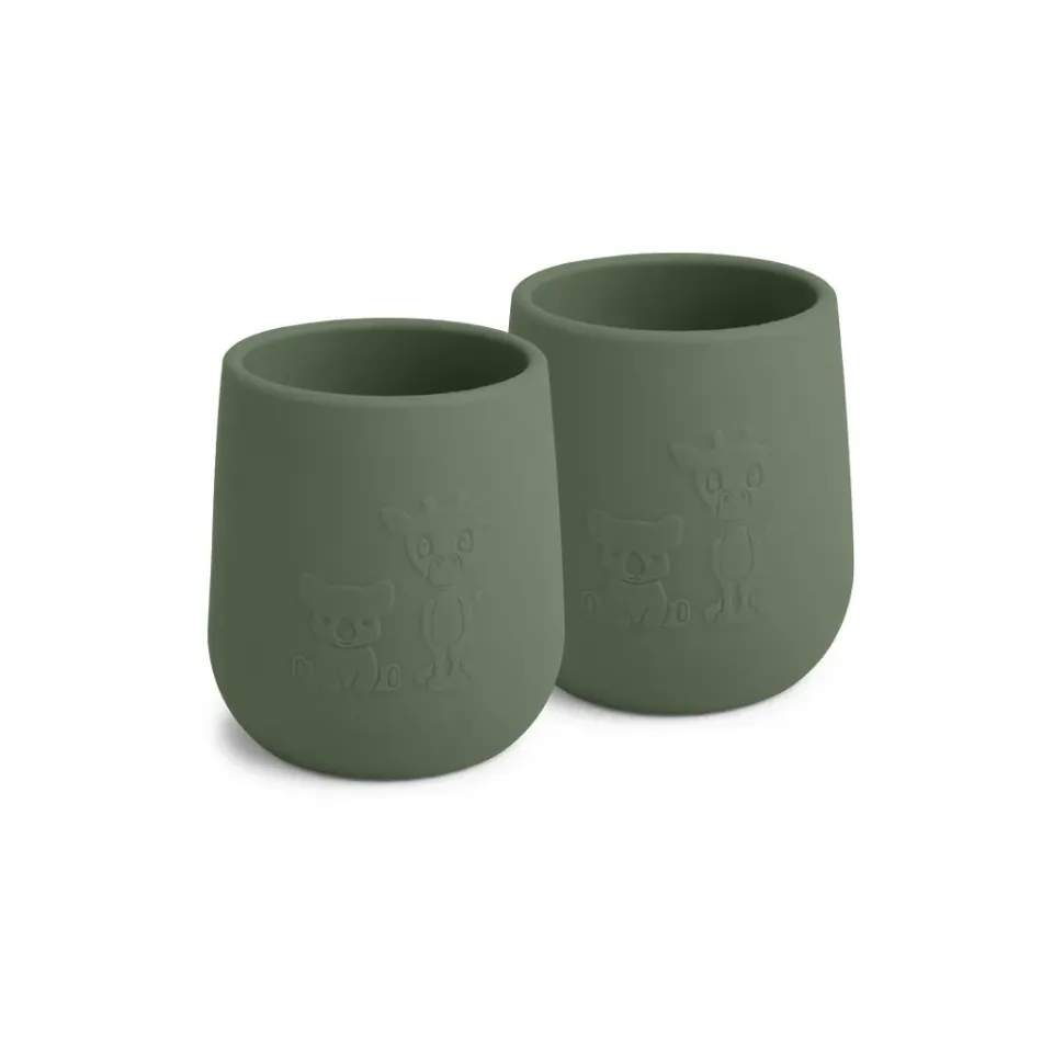 nuuroo Abel silikone kop Dusty green 145 ml 2-pak