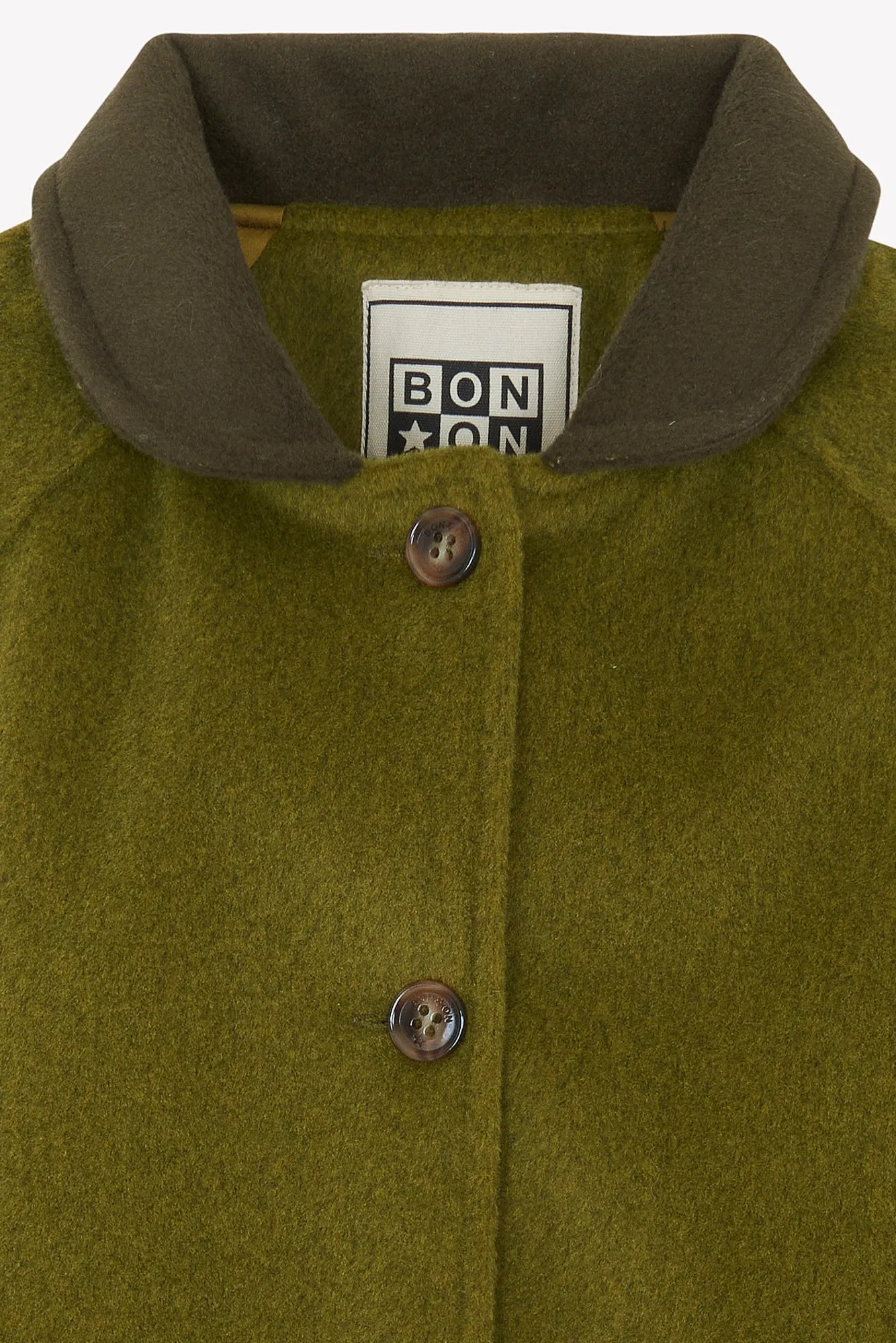 Bonton Maelle vinterfrakke grøn pige