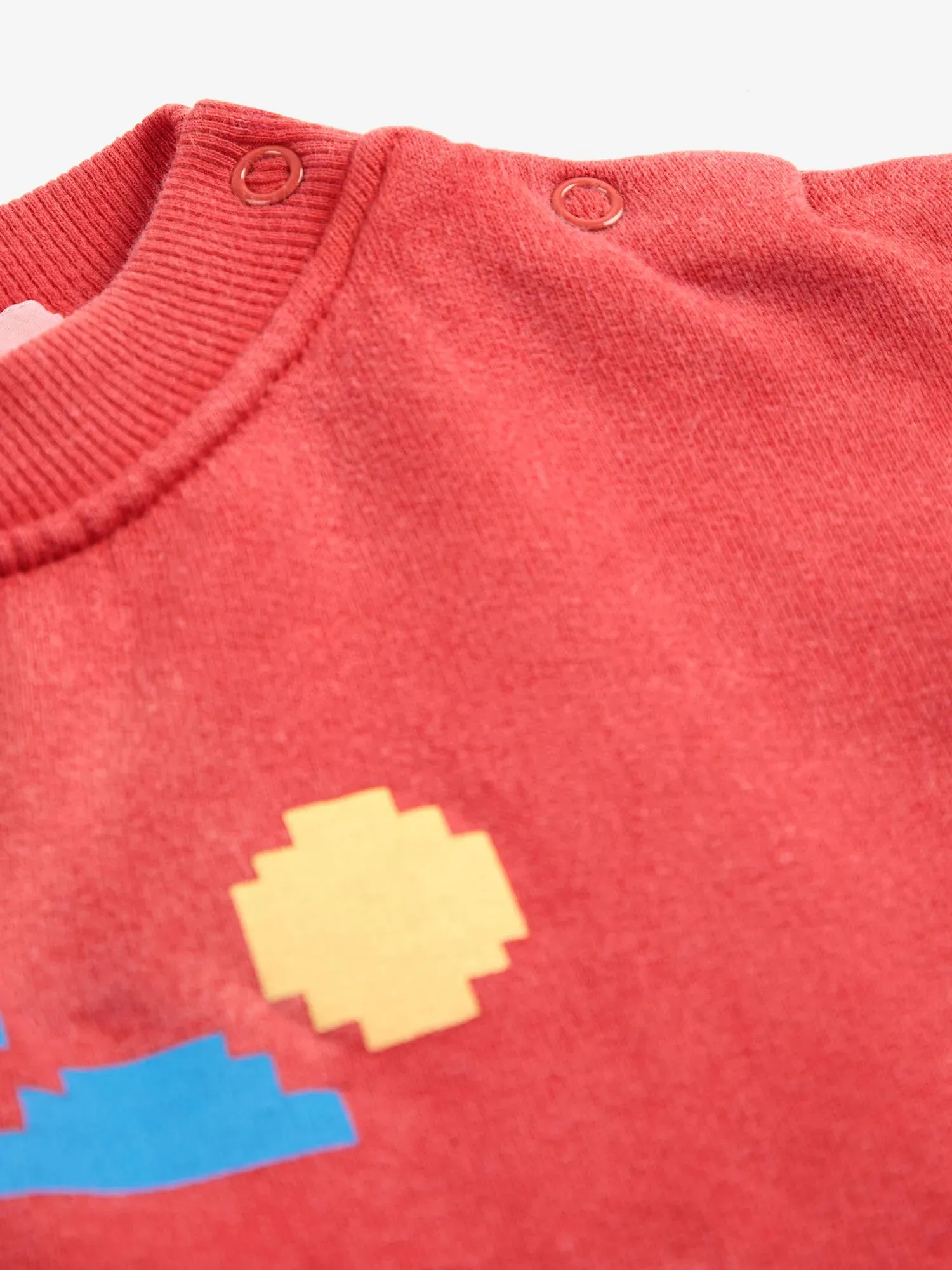 Bobo Choses Lake Monster sweatshirt rød baby