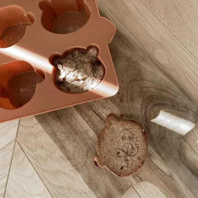 nuuroo Anan silikone bageform 2 stk Caramel Café dyr