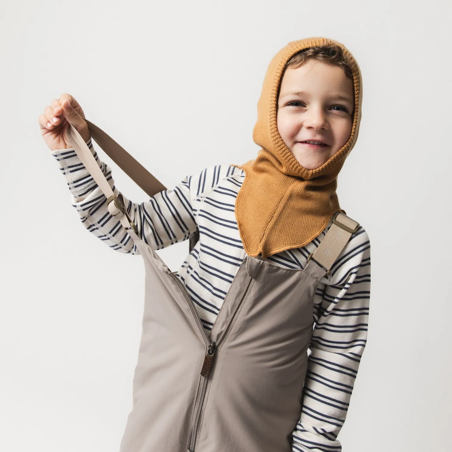 MINI A TURE Matkea elefanthue Angora cream 2-3y merino