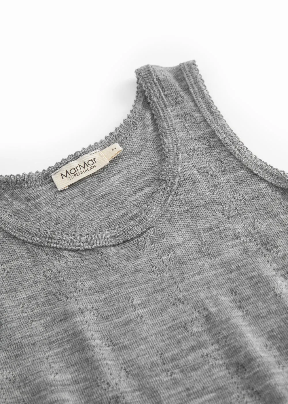 MarMar Tavi undertrøje Grey Melange uld