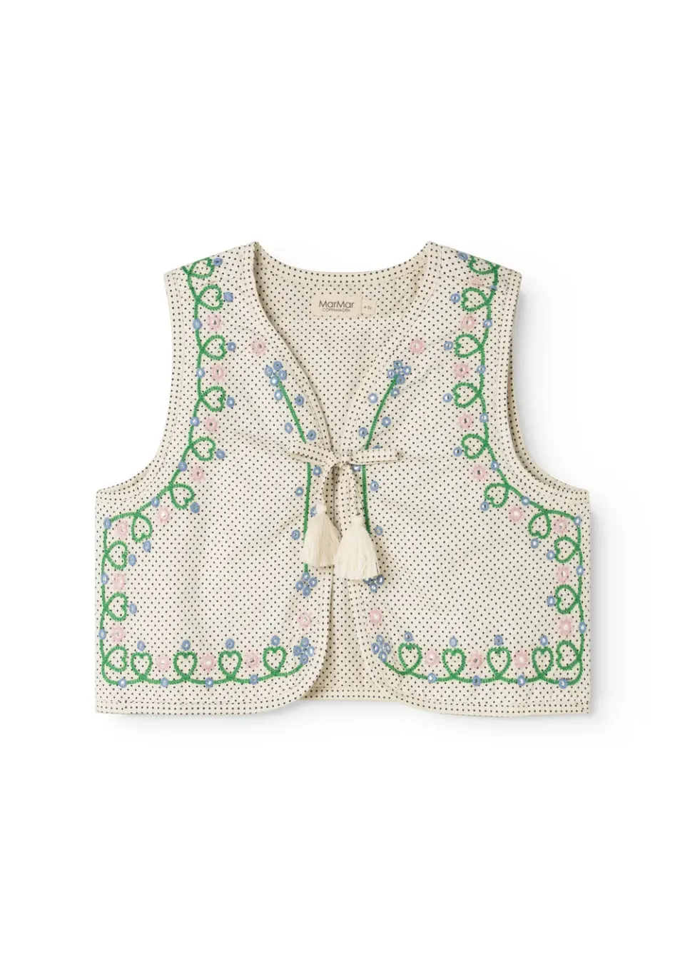 MarMar Juniper Mirror Emb. vest i bomuld