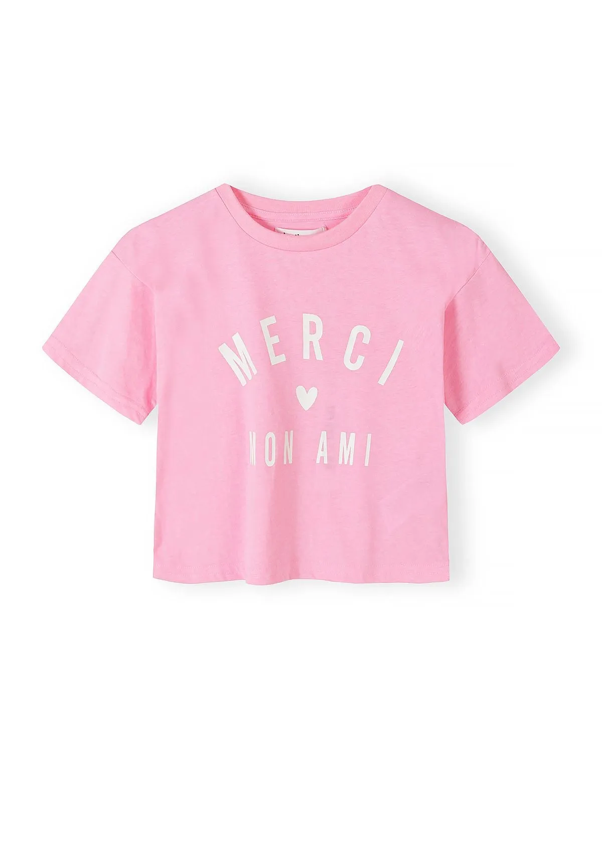 Minoti 44832 cropped t-shirts til piger 5-pak bomuld